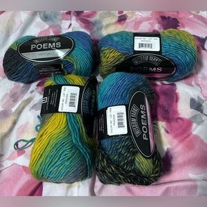 4 Skein Lot of Wisdom Yarns Poems Yarn